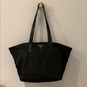 Prada nylon tote bag
